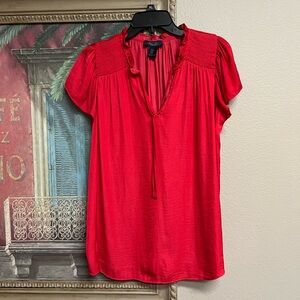 ❤️ RACHEL Rachel Roy Vibrant Red Blouse